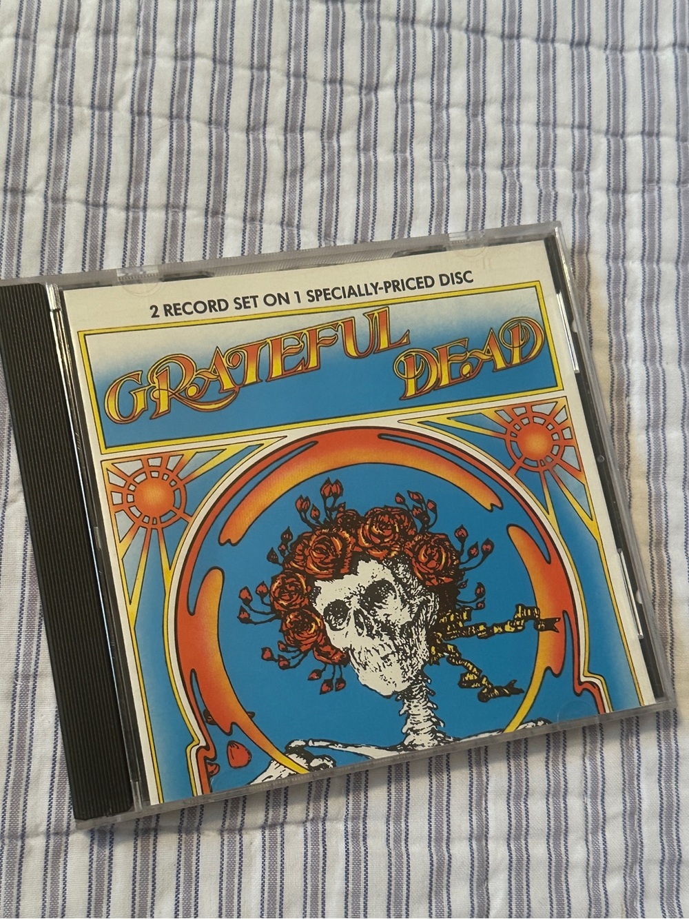 Grateful Dead CD — Psychedelic Skull Cover Art - 1970s 70s Classic Rock Warner B
